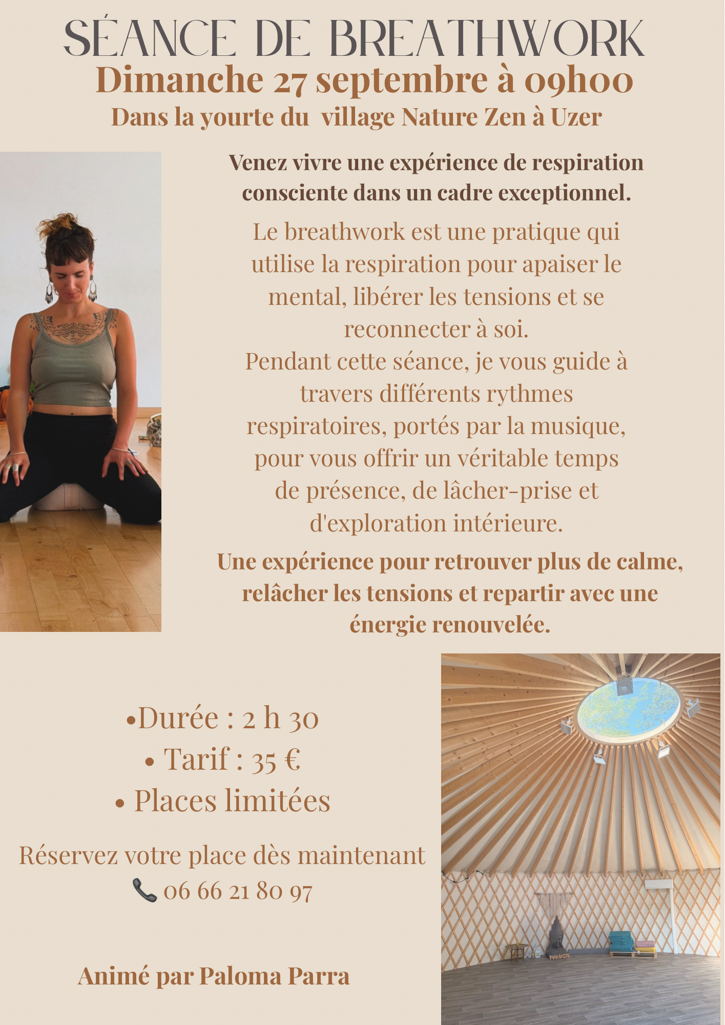 Breathwork ardeche village nature zen