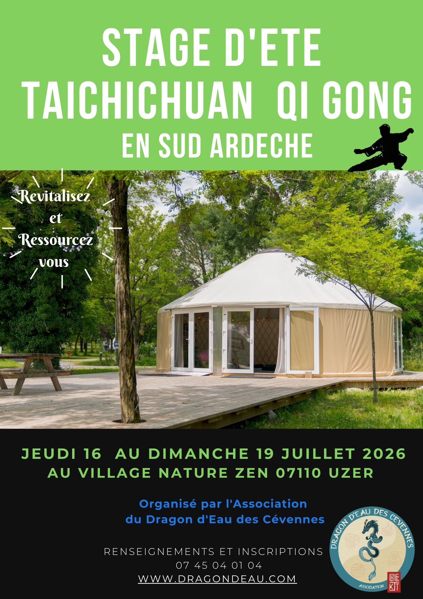 STAGE D'ETE TAICHICHUAN QI Gong