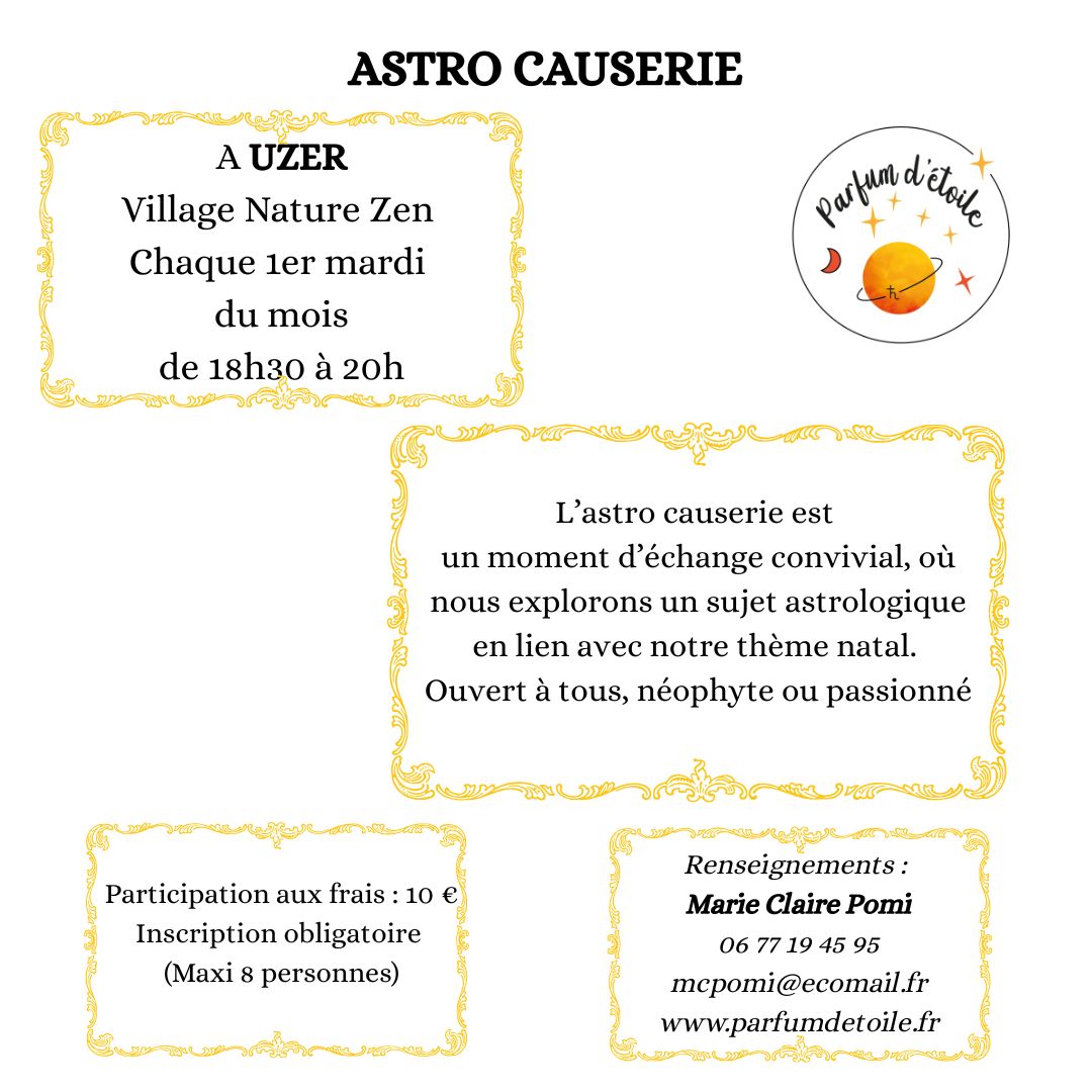 astro causerie - village nature zen - uzer