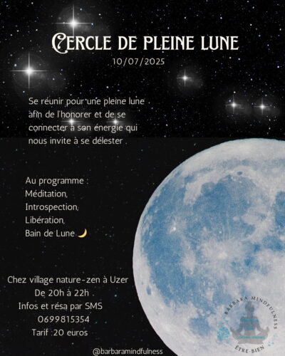 cercle de pleine lune