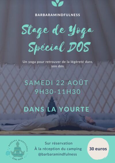 stage yoga du dos