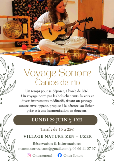 voyage sonore - cantos del rio