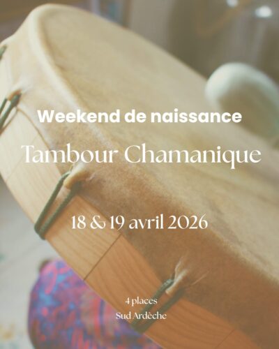 week-end naissance tambour chamanique-village nature zen-uzer