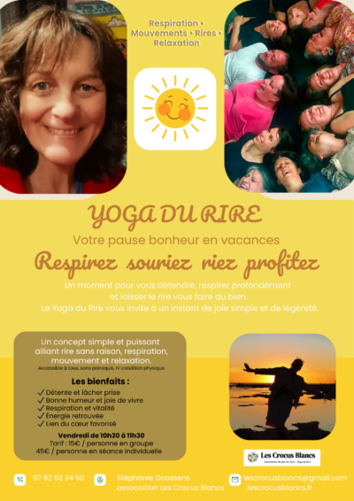 yoga du rire - village nature zen - ardeche