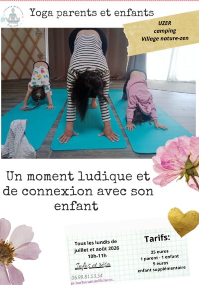 yoga parent enfant-nature zen-ardeche